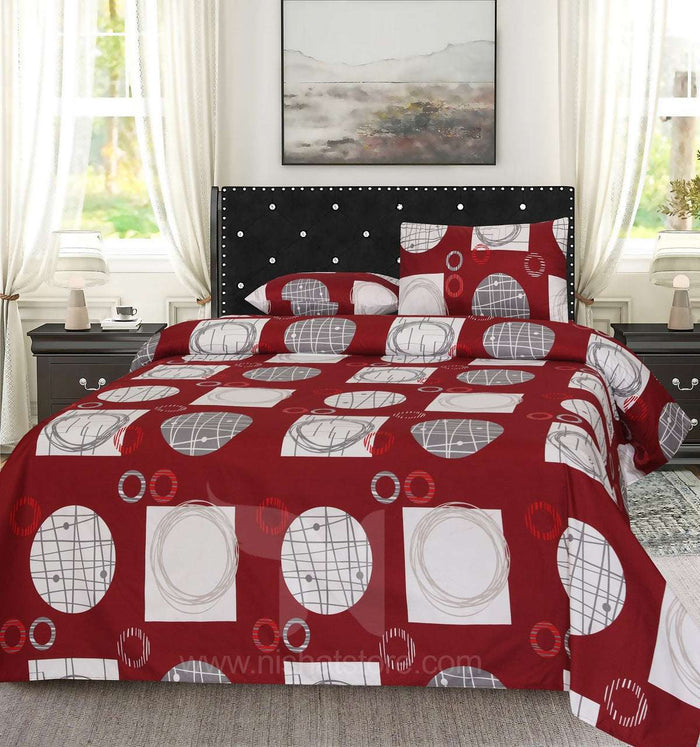 Double Bed Sheet Design NC-M 3924 - Nishat Creative Store