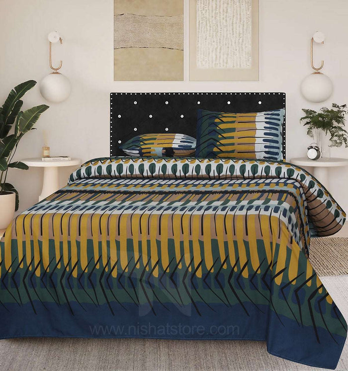 Double Bed Sheet Design NC-M 3970 - Nishat Creative Store