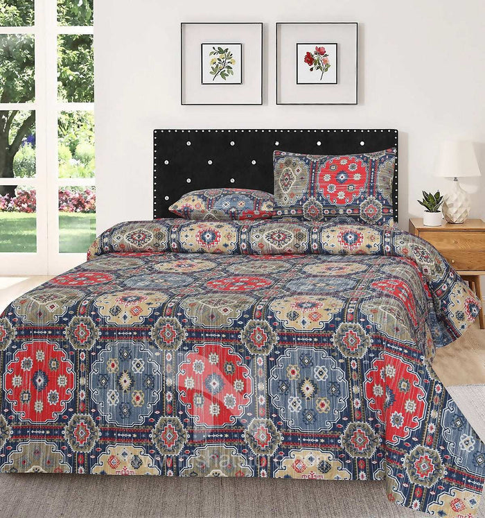 Double Bed Sheet Design NC-M 4053 - Nishat Creative Store