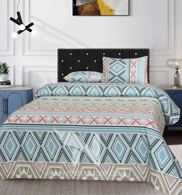 Double Bed Sheet Design NC-M 4060 - Nishat Creative Store
