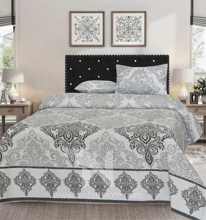 Double Bed Sheet Design NC-M 4068 - Nishat Creative Store
