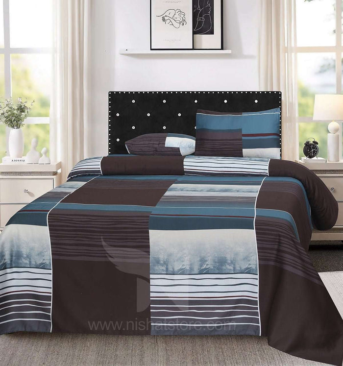 Double Bed Sheet Design NC-S 3848 - Nishat Creative Store