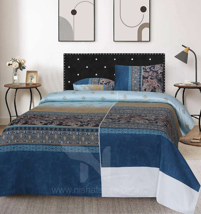 Double Bed Sheet Design NC-S 3852 - Nishat Creative Store