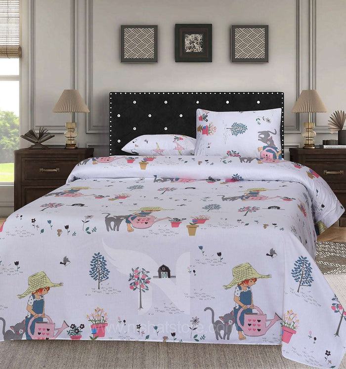 Double Bed Sheet Design NC-S 3888 - Nishat Creative Store