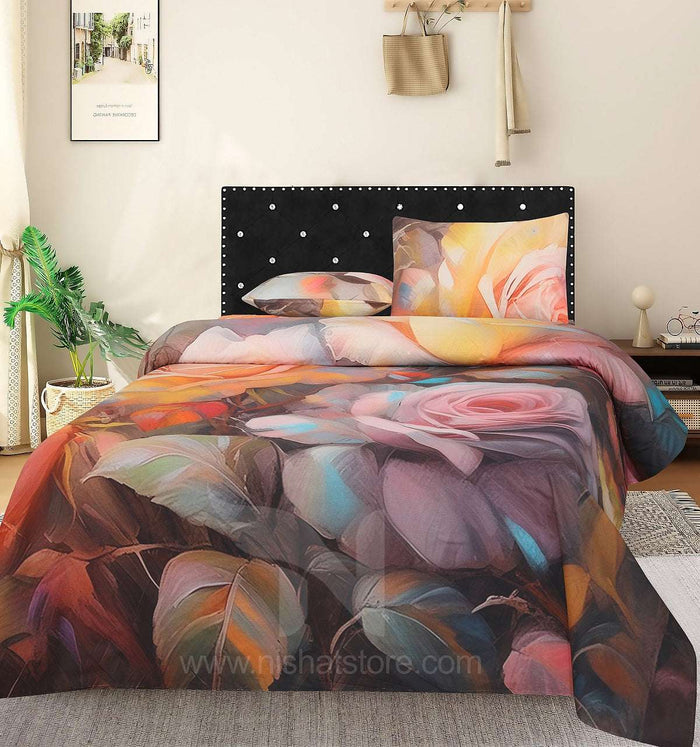 Double Bed Sheet Design NC-S 4081 - Nishat Creative Store