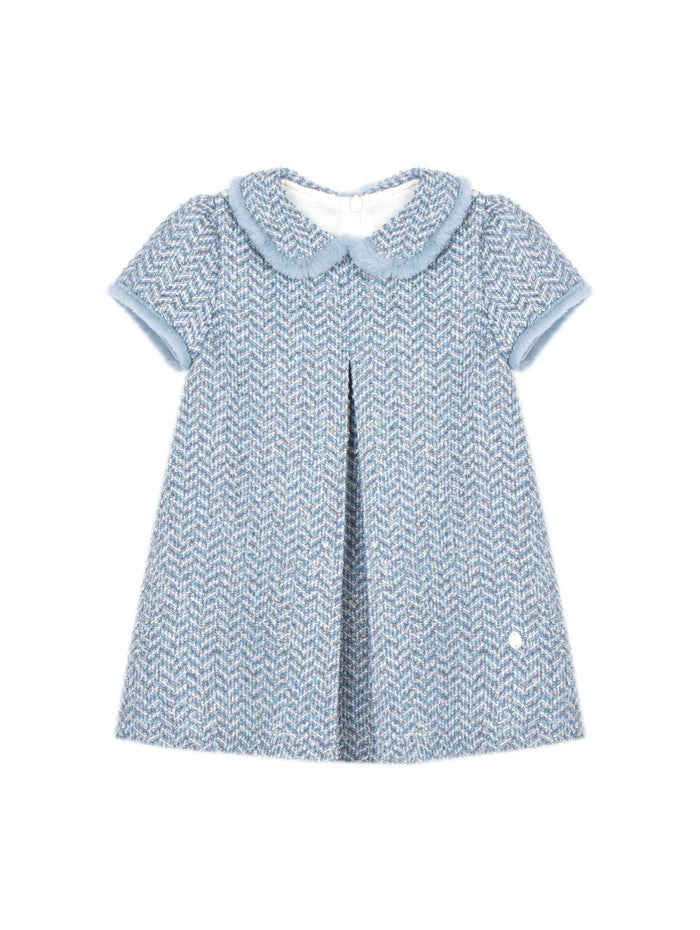 Dress 'Blue Tweed' Fluff