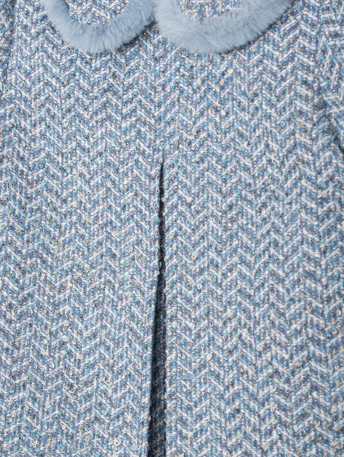 Dress 'Blue Tweed' Fluff