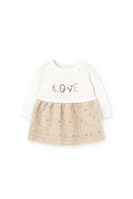 Dress Cream Polka Dots