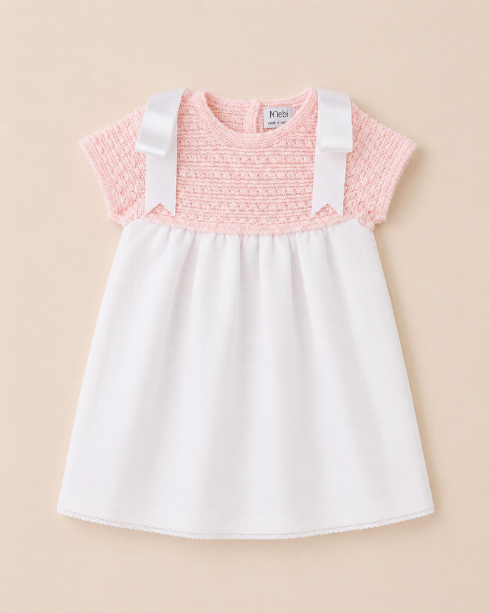 Dress 'Pink Knit Piquet'