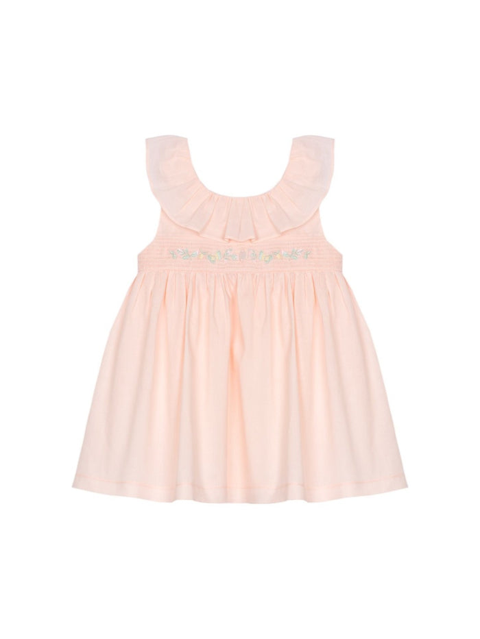 Dress 'Salmon Embroidery'