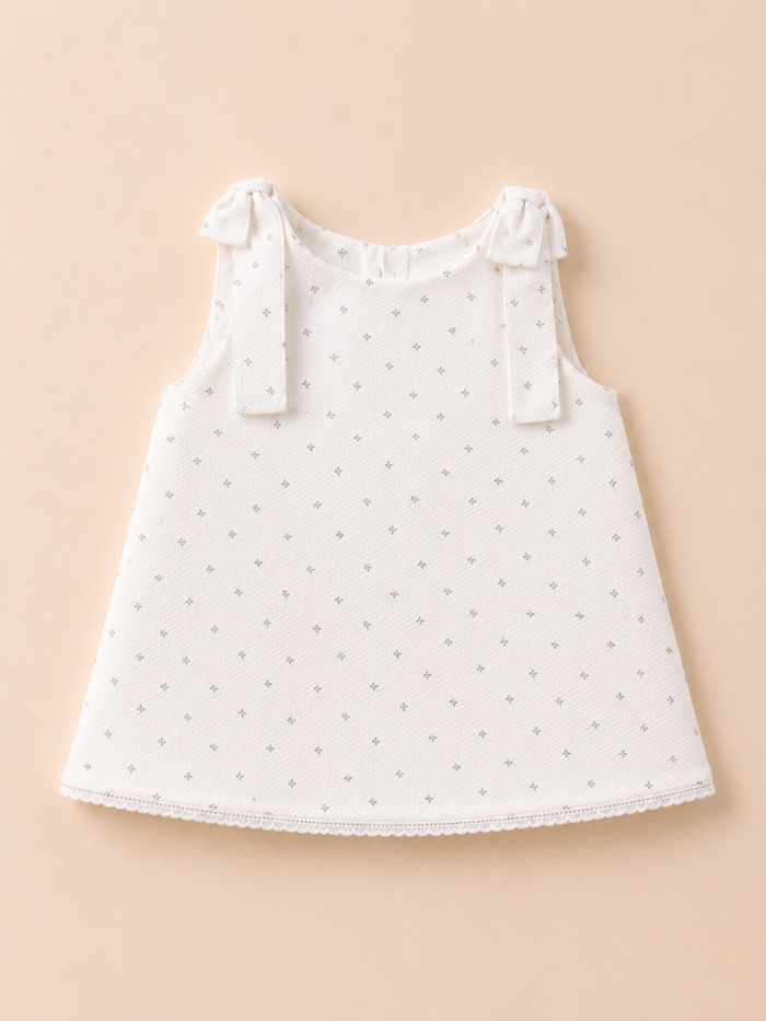 Dress 'Salvia Floral' Bows