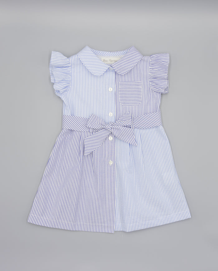 Dress 'Seersucker Blue'