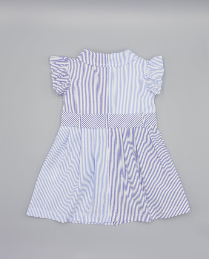 Dress 'Seersucker Blue'