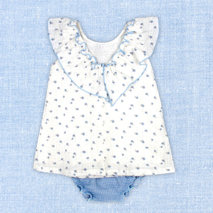 Dress Set 'Blue Flowers'