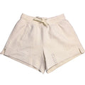 DSG Sport fleece mid-rise shorts in Bright Sand Multi Nep for women, XS, featuring a relaxed fit and casual style.