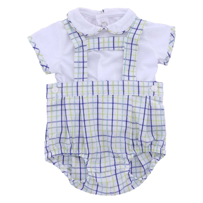 Dungaree Set Cobalt