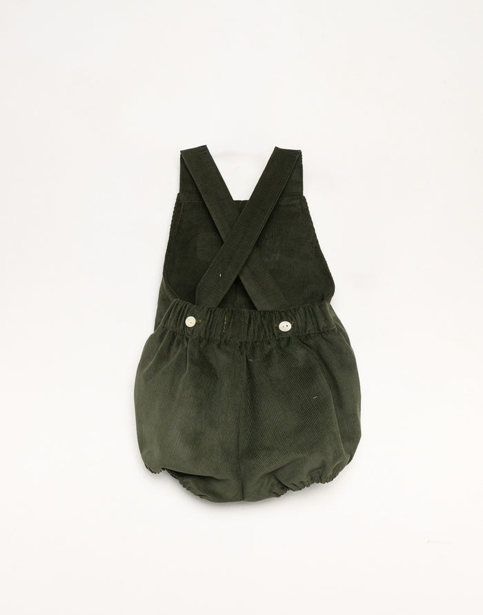 Dungaree Set 'Cuadros Granate'
