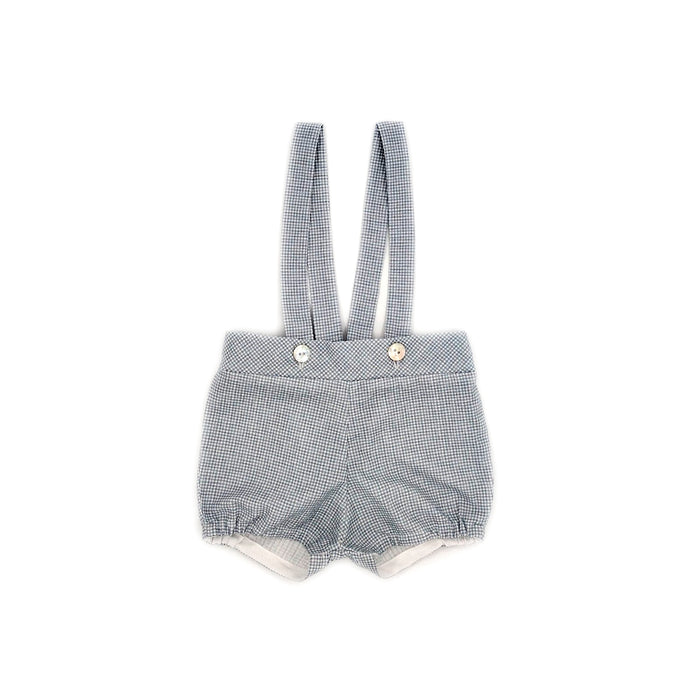 Dungaree Set Flores Azul