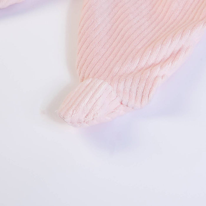 Dungaree Set Rib Pink
