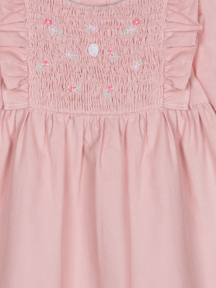 Dusty Pink Corduroy Dress