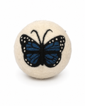 Eco Wool Dryer Ball: Blue Butterfly