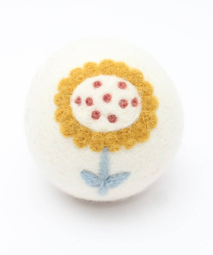 Eco Wool Dryer Ball: Daisy