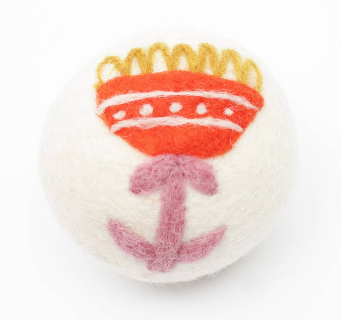 Eco Wool Dryer Ball: Daisy