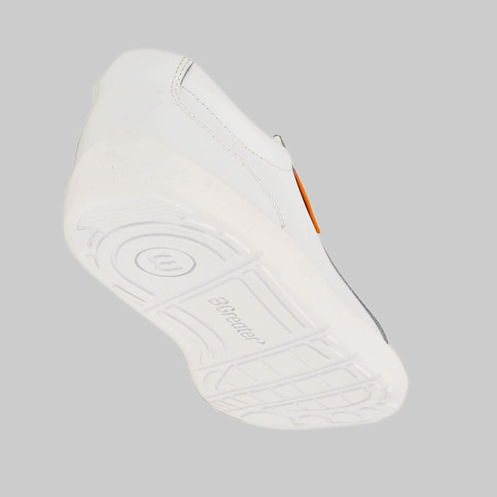 Girls & Boys White Edgley Trainer | Kids Barefoot Shoes | side left
