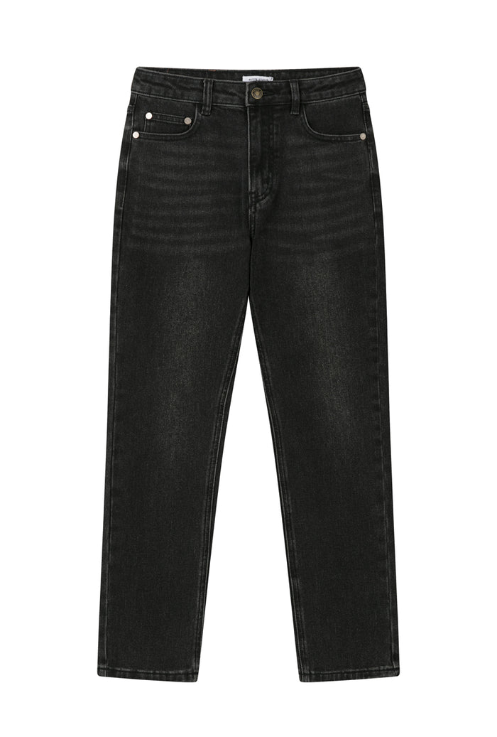 Petite Studio's Enid High-Rise Slim Ankle Jeans in Black