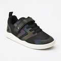 Black Iridescent barefoot kids trainer - main feature photo