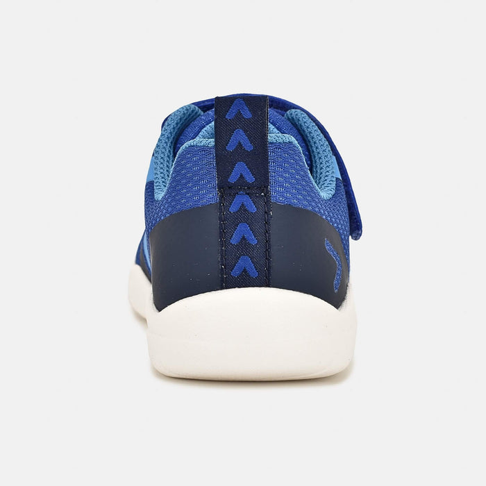Blue barefoot kids trainer - back