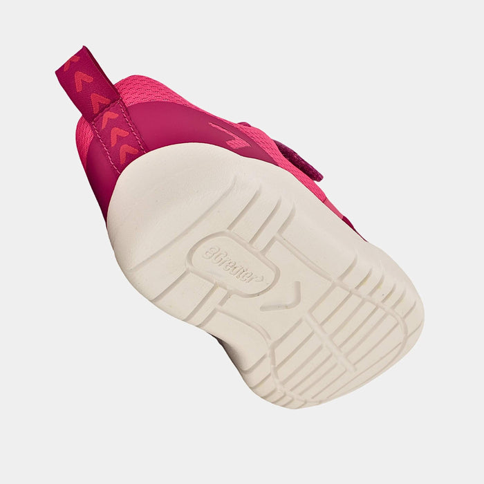 Pink barefoot kids trainer - floating