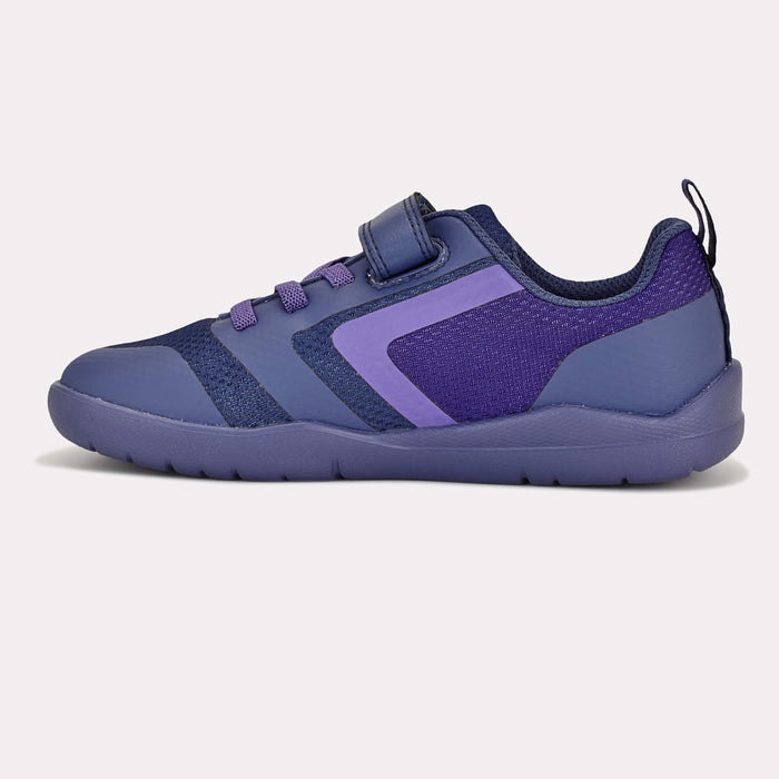 Purple barefoot kids trainer - inside