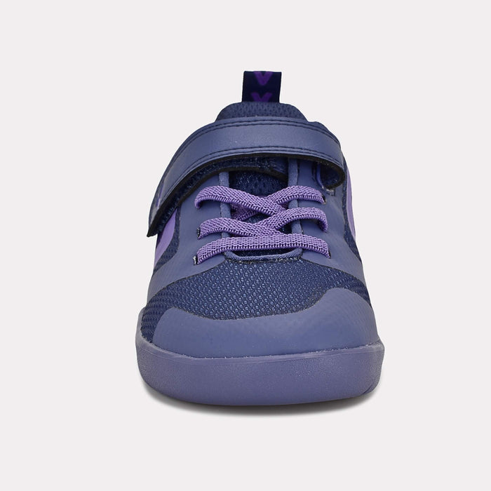 Purple barefoot kids trainer - front