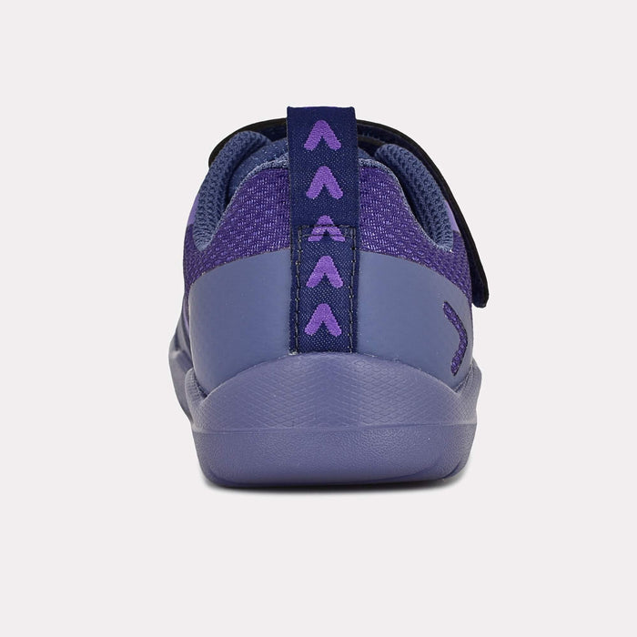 Purple barefoot kids trainer - back