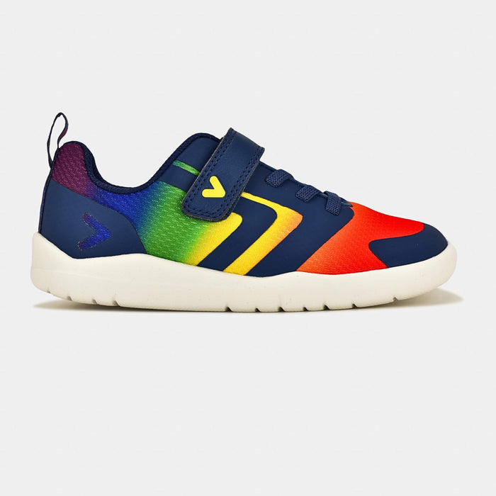 Rainbow barefoot kids trainer - outside