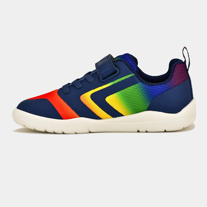 Rainbow barefoot kids trainer - inside