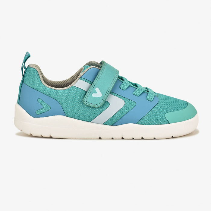 Teal barefoot kids trainer - outside