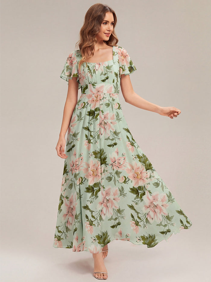 Light Green Floral / 4