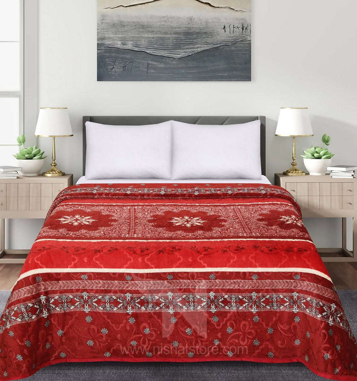 Exclusive Embossed Double Blanket NCS 178 - Nishat Creative Store