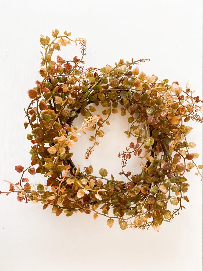 Fall Boxwood Candle Ring