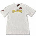 White Fisll WNBA Caitlin Clark Indiana Fever T-shirt, adult XL size, featuring player name and team logo.
