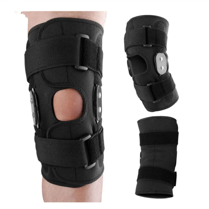 Heavy-duty knee pad close-up showing reinforced panel