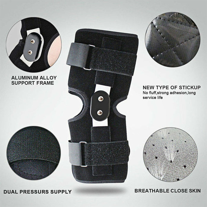 Heavy-duty knee pad side view