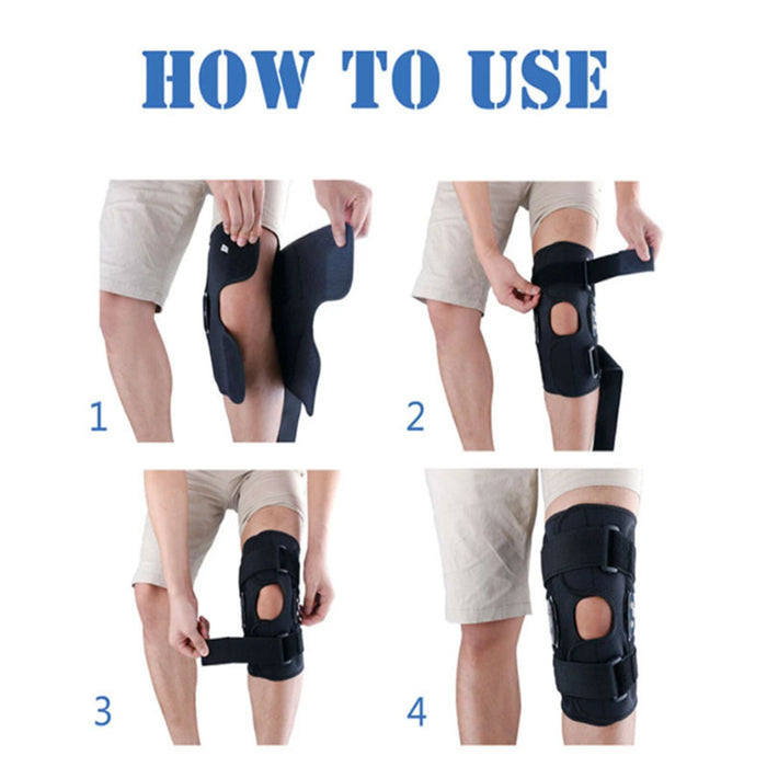 Heavy-duty knee pads size range S to 2XL