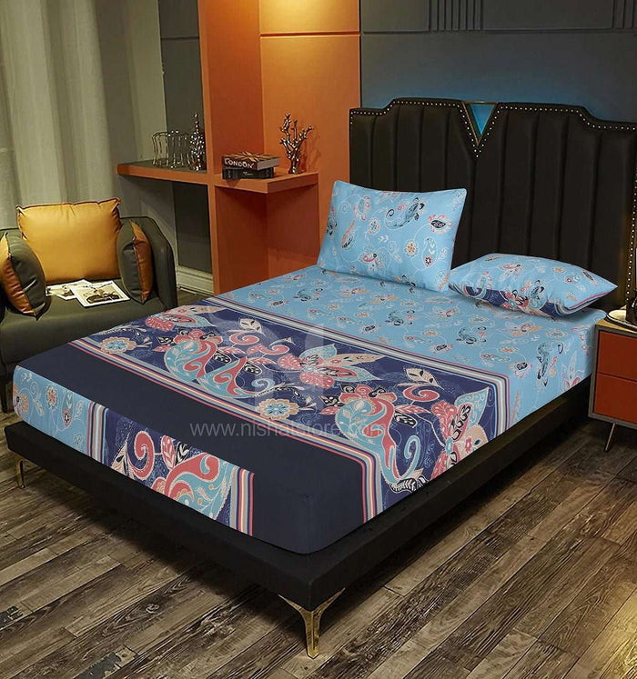 Fitted Double Bed Sheet DS 250 - Nishat Creative Store