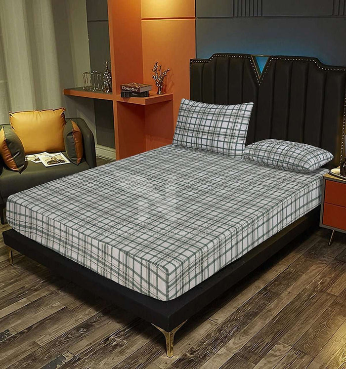 Fitted Double Bed Sheet DS 251 - Nishat Creative Store