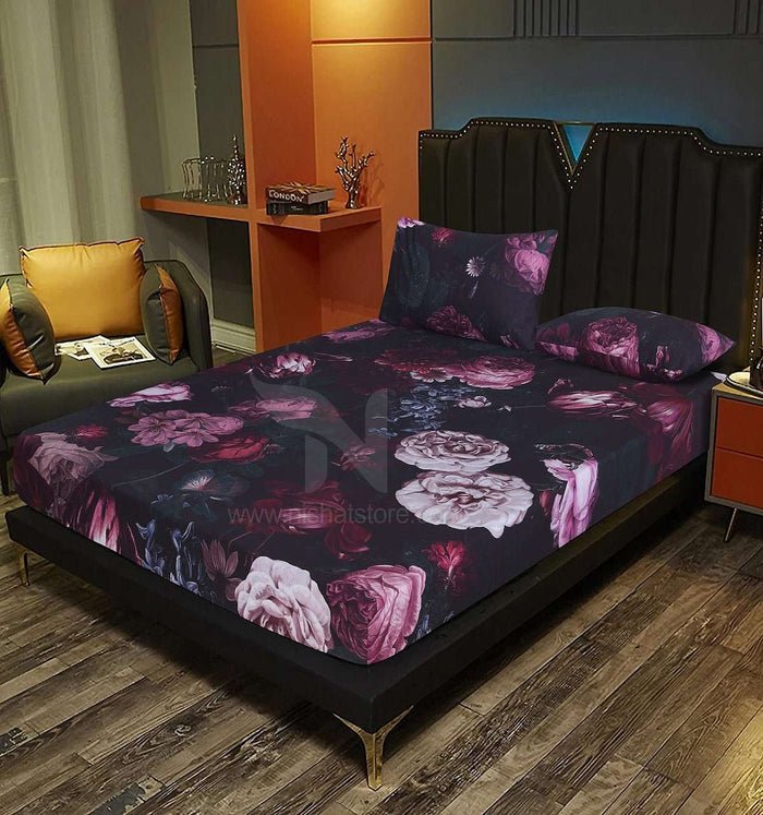 Fitted Double Bed Sheet DS 252 - Nishat Creative Store