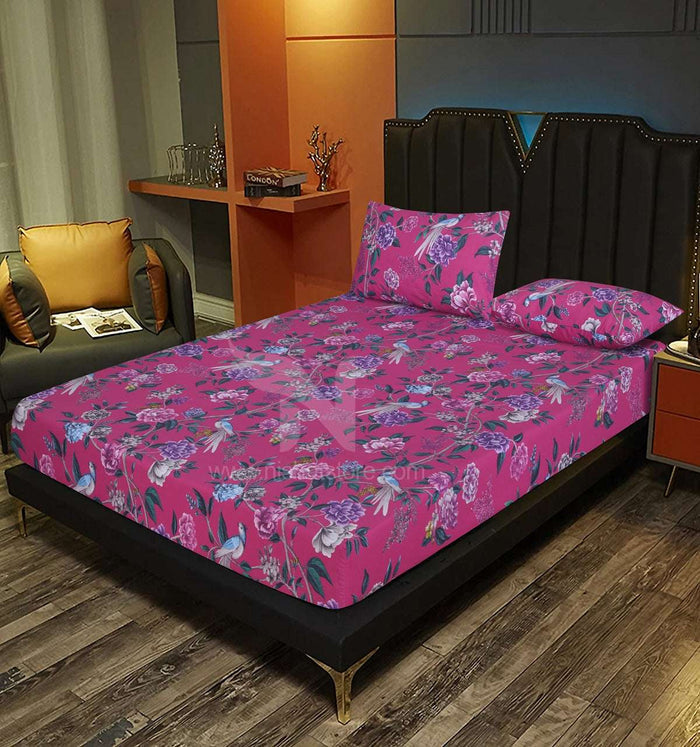 Fitted Double Bed Sheet DS 261 - Nishat Creative Store