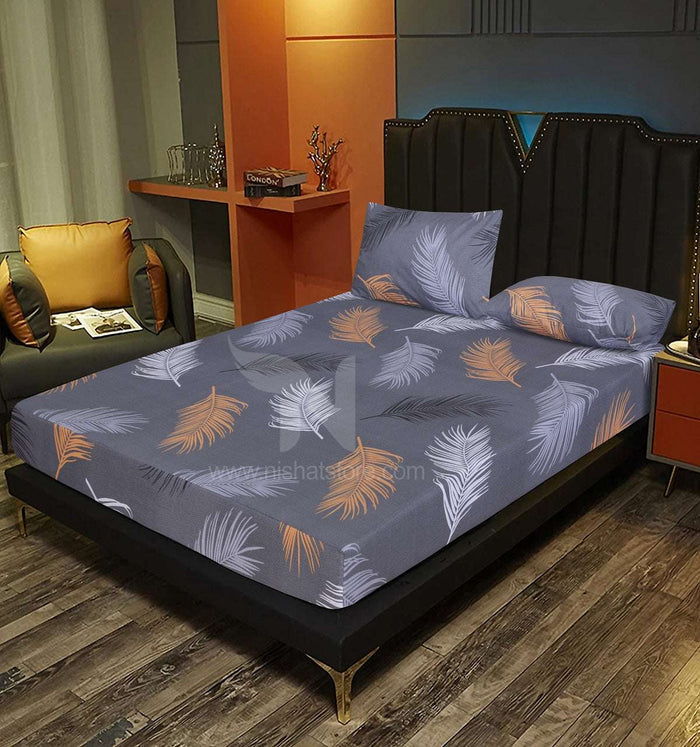 Fitted Double Bed Sheet DS 273 - Nishat Creative Store